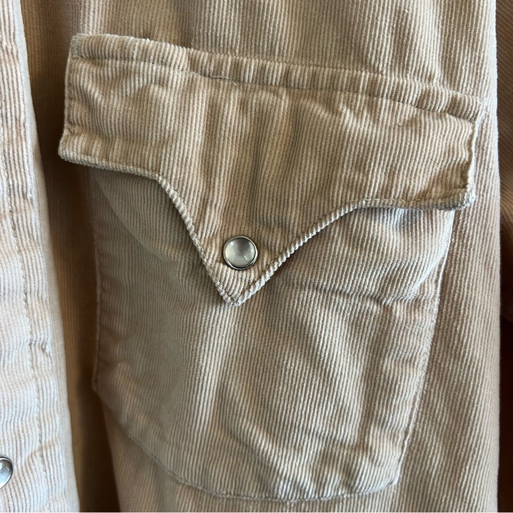 Vintage TemTex Corduroy Pearl Snap Button Up - Picture 6 of 16